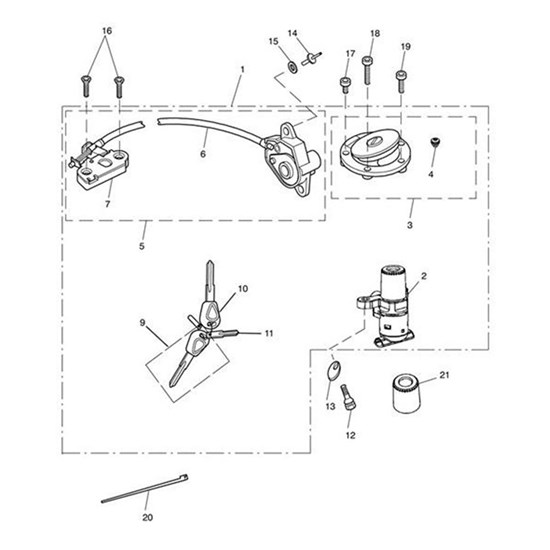 Bild von Ignition Switch, Inc Key