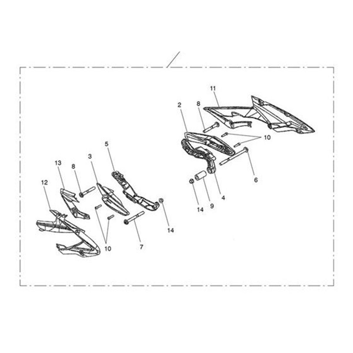 Bild von Infill, Fairing, LH, Trim