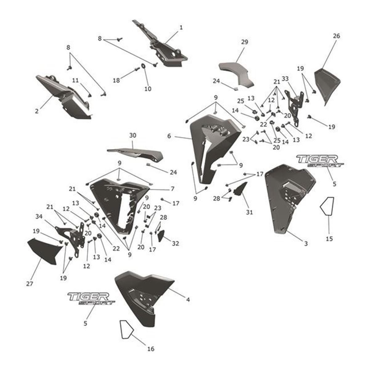 Bild von Infill, Rad Inner, RH, Mldg