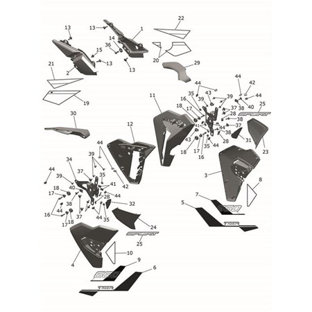 Bild von Infill, Rad Outer, RH, Mldg