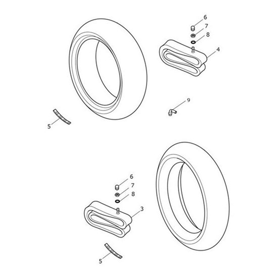 Bild von Inner Tube, 150/80 R 16