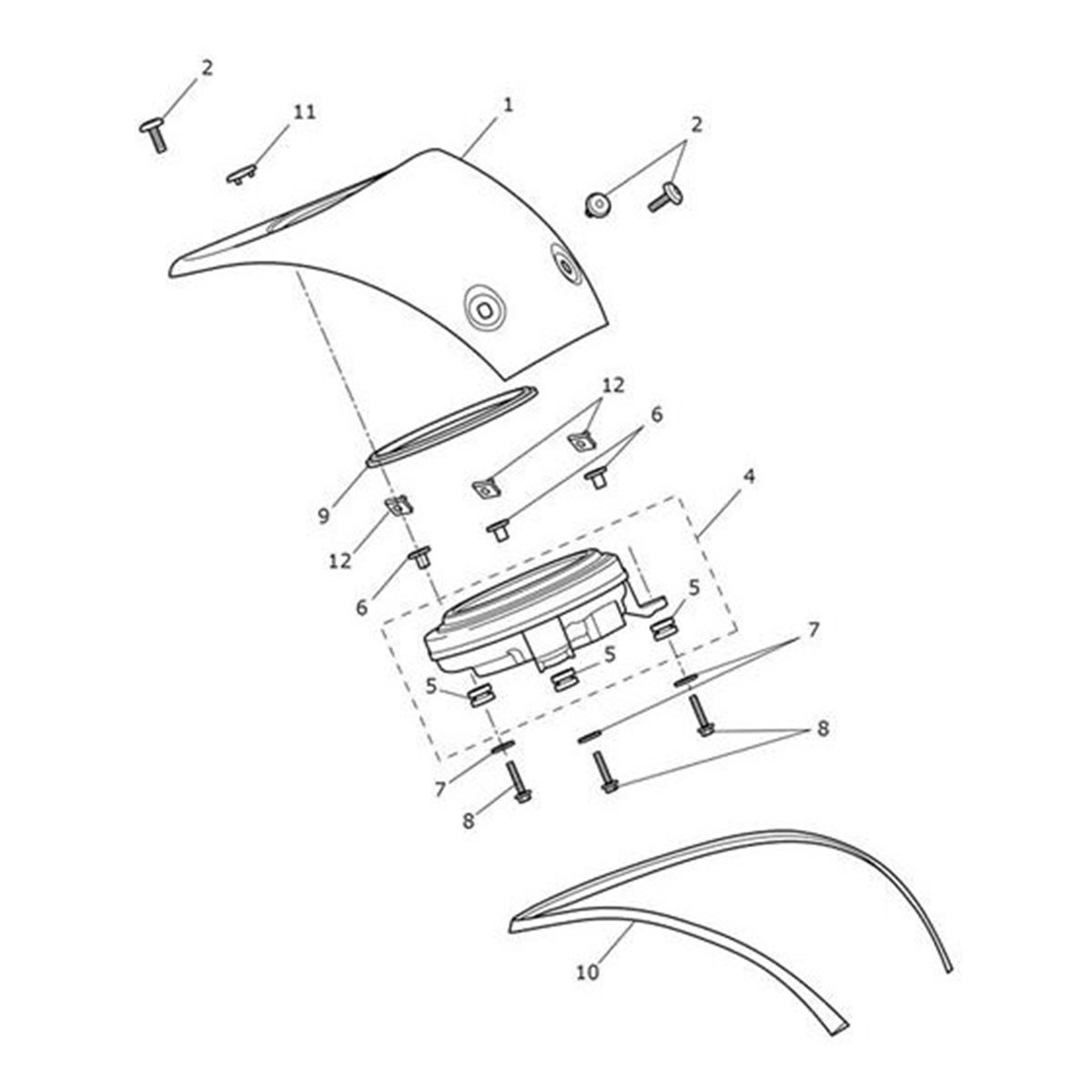 Bild von Instrument Assembly, MPH