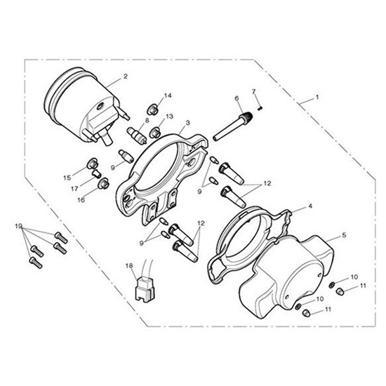 Bild von Instrument Assy, Kph