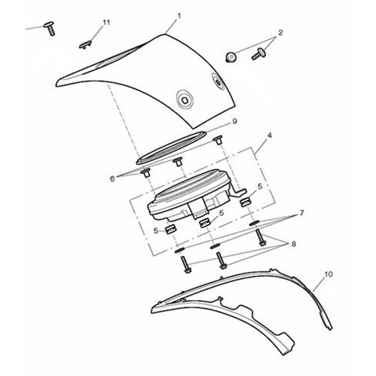 Bild von Instrument Assy, MPH