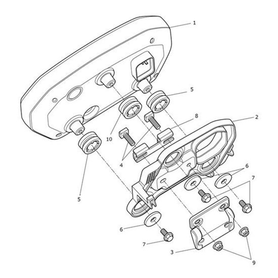 Bild von Instrument Pack, TFT, KMH CA