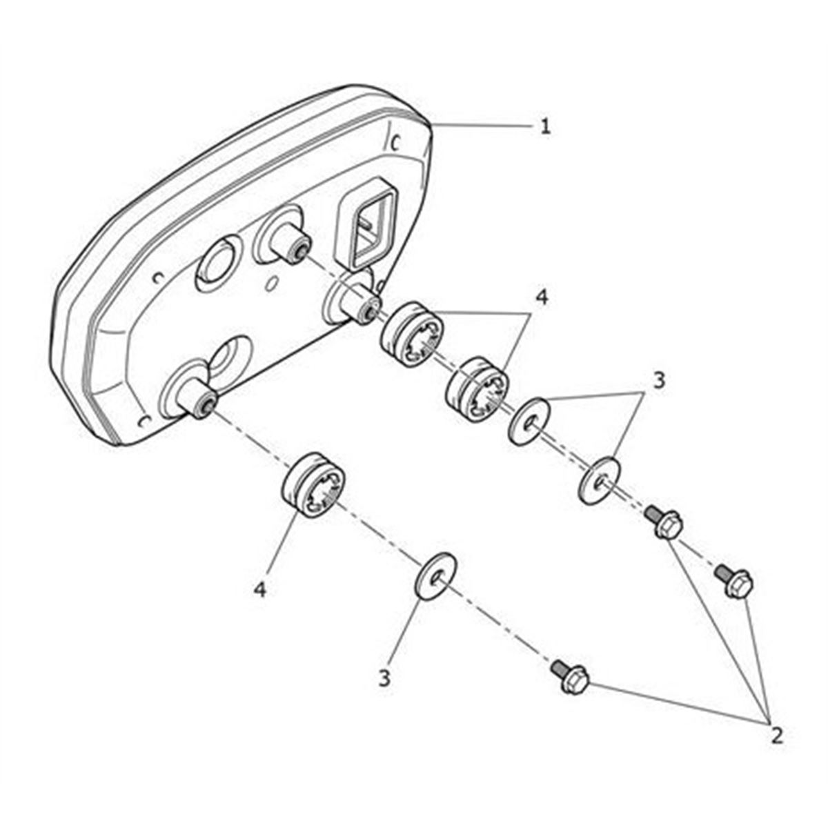 Bild von Instrument Pack, TFT, KMH EU