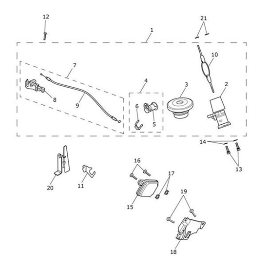 Bild von Key, Cut, Immobiliser