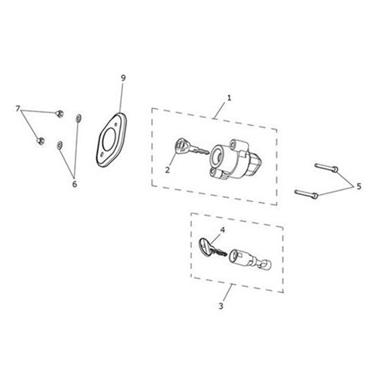 Bild von Key, Cut, Steering Lock