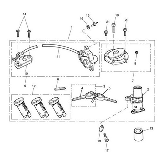 Bild von Key, Cut, Unbadged