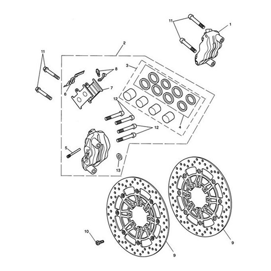 Bild von Kit, Brake Disc, Front