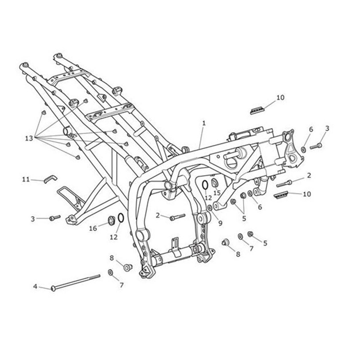 Bild von Kit, Frame Cross Beam Bung