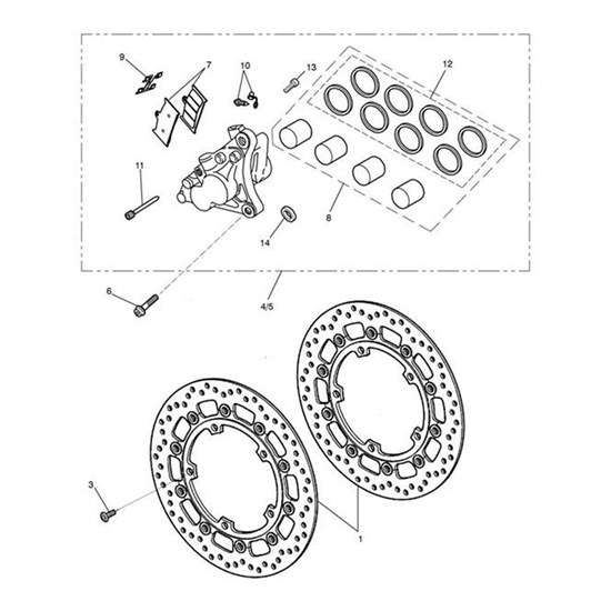 Bild von Kit, Front Discs