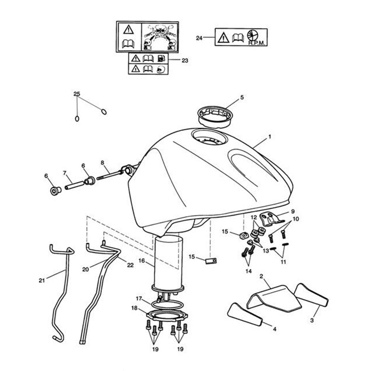 Bild von Kit, Fuel Tank Assy