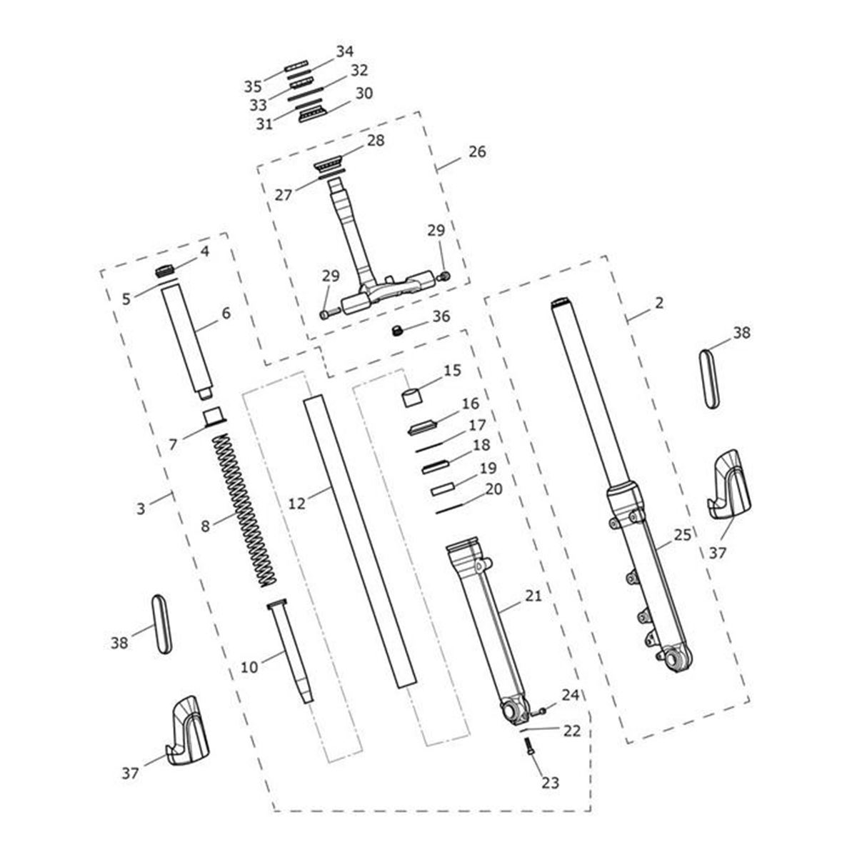 Bild von Kit, Lower Yoke Assy