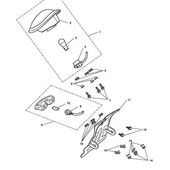 Bild von Kit, Number Plate Bracket