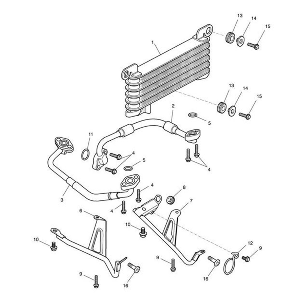 Bild von Kit, Oil Feed/Return Pipes