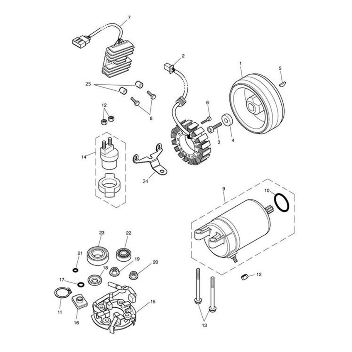 Bild von Kit, Regulator, Alternator