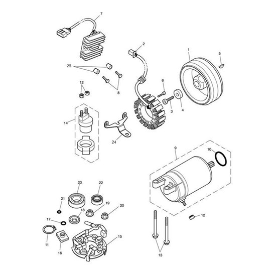 Bild von Kit, Regulator, Alternator