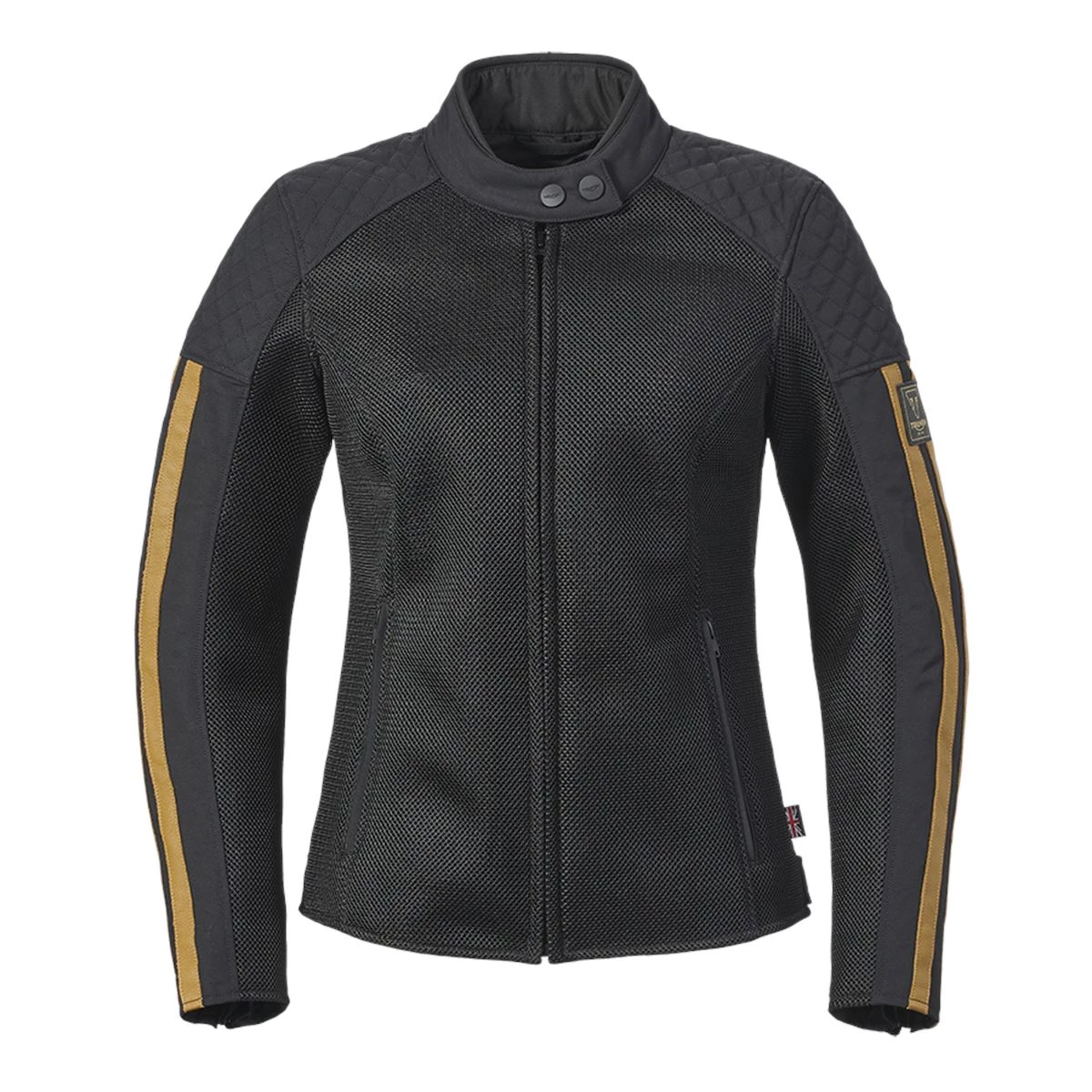 Bild von LADIES BRADDAN RETRO MESH JACKET BLACK / GOLD