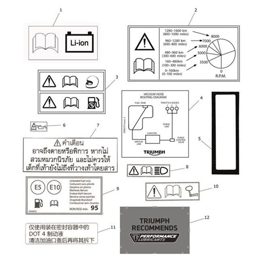Bild von Label, EU Fuel Quality, 95 RON