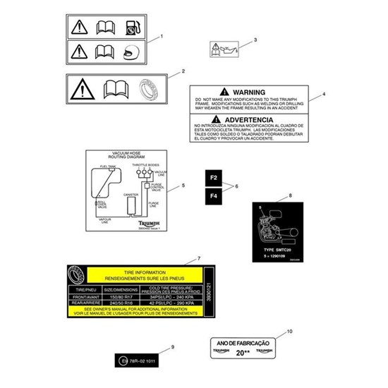 Bild von Label, Power Restriction, FR