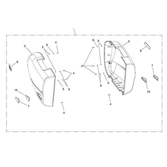 Bild von Lid Assy, Pannier, LH