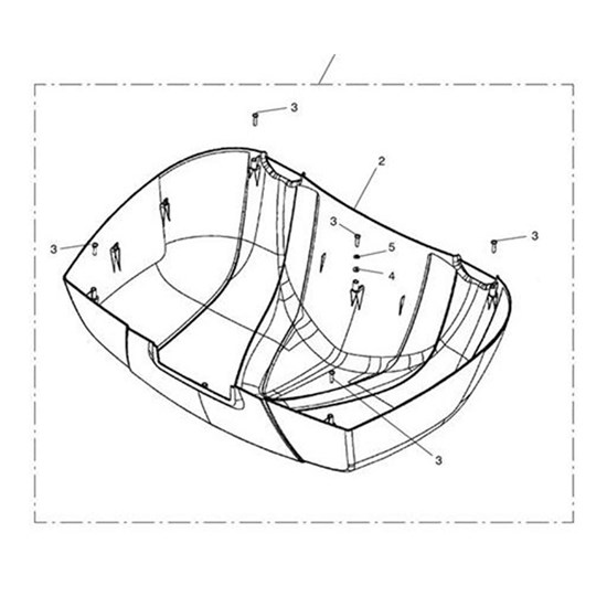 Bild von Lid Cover Kit, Top Box