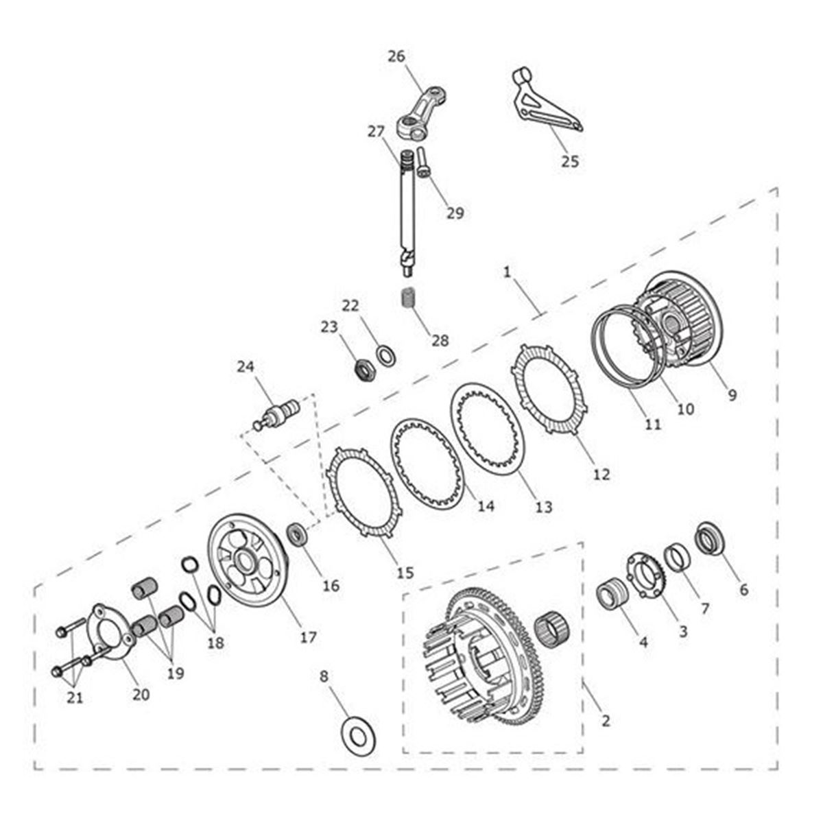 Bild von Lifter Shaft, Clutch