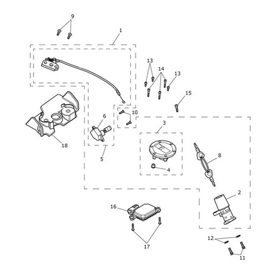 Bild von Lock Assy, Seat