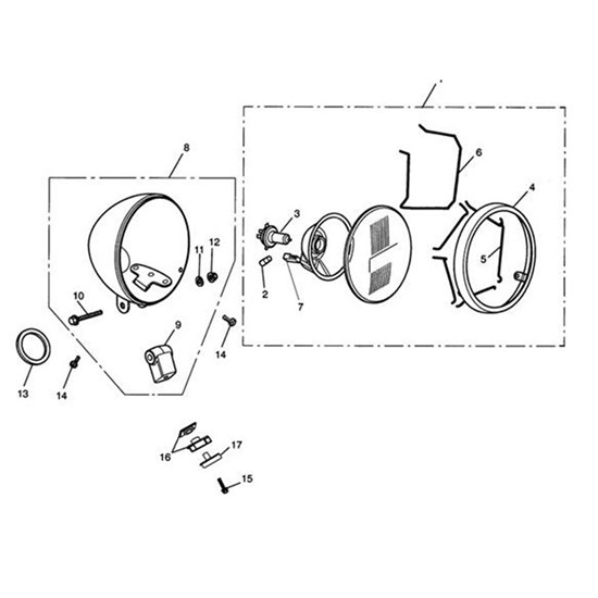 Bild von Locknut, Flanged, M8