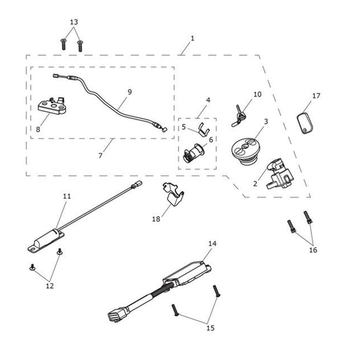 Bild von Lockset, Spares