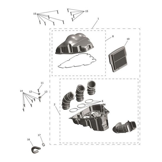 Bild von Lower Airbox Assembly