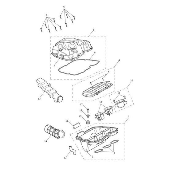 Bild von Lower Airbox Moulding