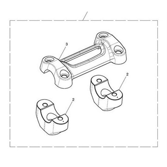 Bild von Lower Handlebar Clamp