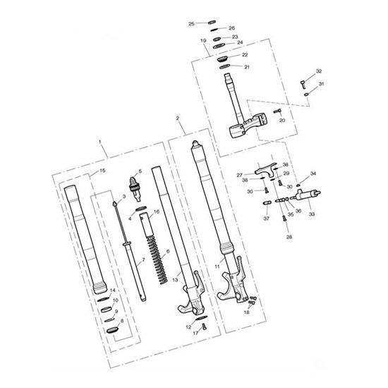 Bild von Lower Yoke Assy, 41mm