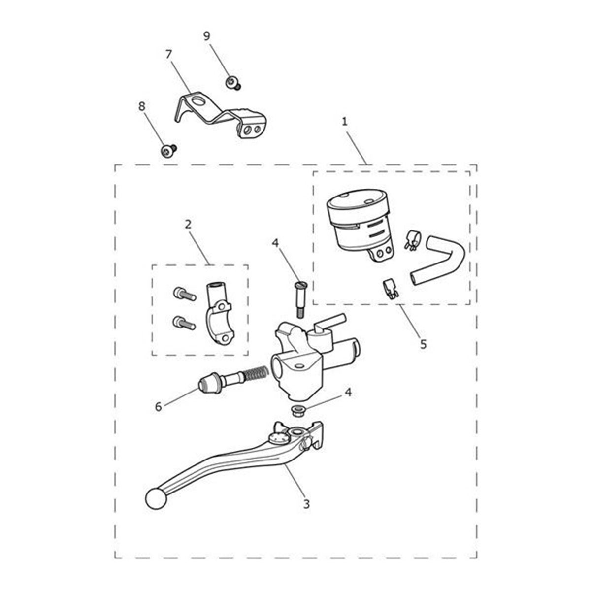 Bild von M/Cyl Reservoir Assy, Front