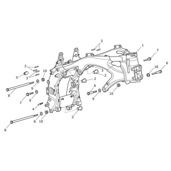Bild von Main Frame Assy, USA & Brazil