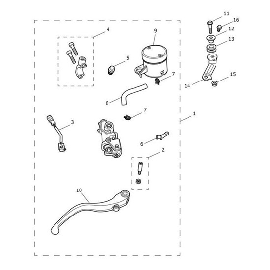 Bild von Master Cylinder Assy, Front