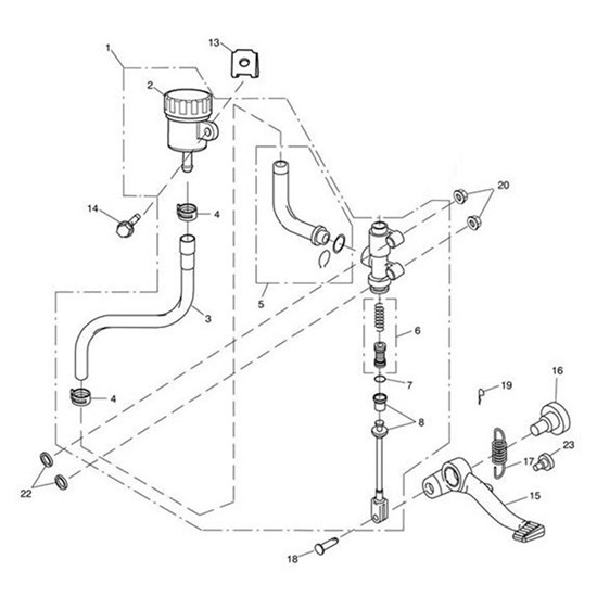 Bild von Master Cylinder Assy, Rear