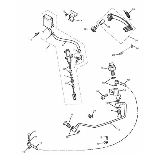 Bild von Master Cylinder Assy, Rear