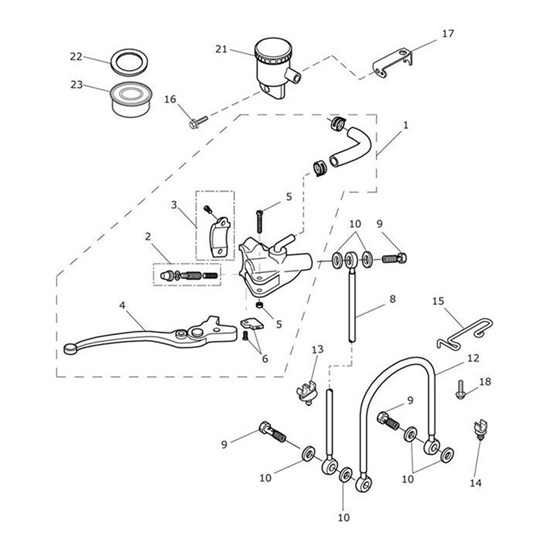 Bild von Master Cylinder Only, Front