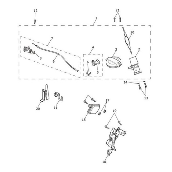 Bild von Moulding, Bracket, Immobiliser