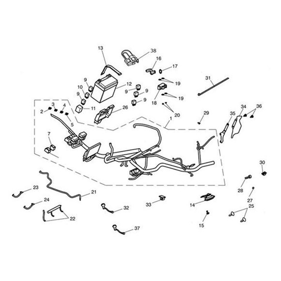 Bild von Moulding, ECU Bracket