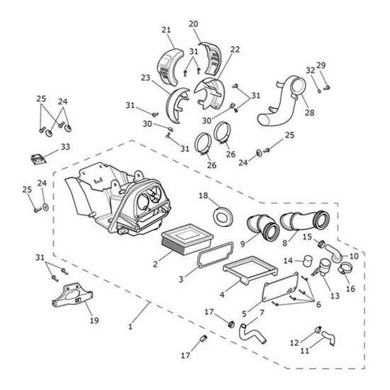 Bild von Mount, Intake Finisher, LH