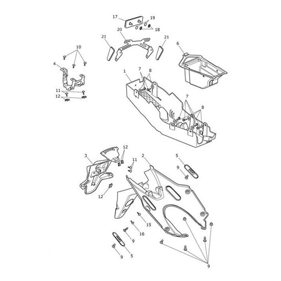 Bild von Mount Bracket, Rear Mudguard