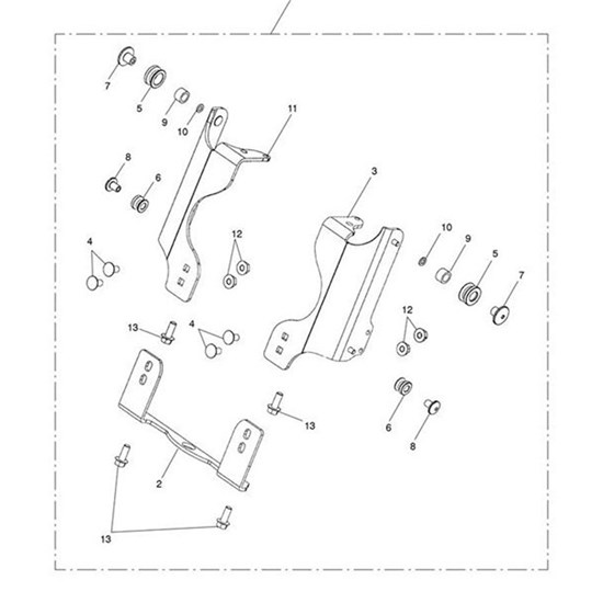 Bild von Mount Bracket, Upper, RH