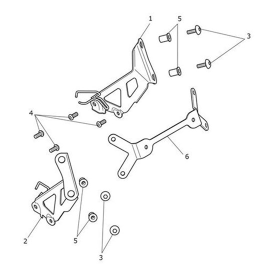 Bild von Mounting, Flyscreen, LH