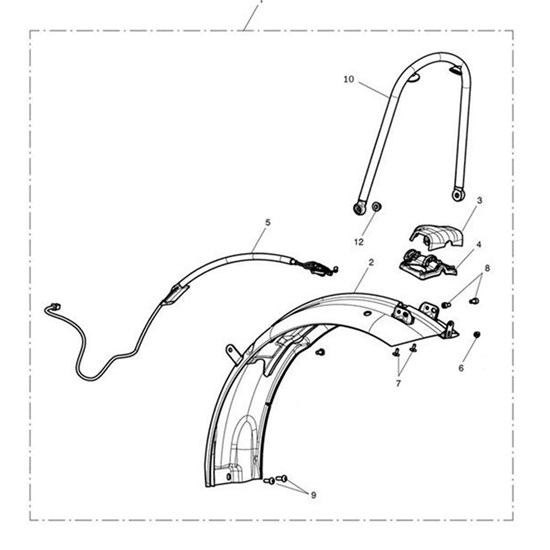 Bild von Mudguard, Rear, Acc, Painted