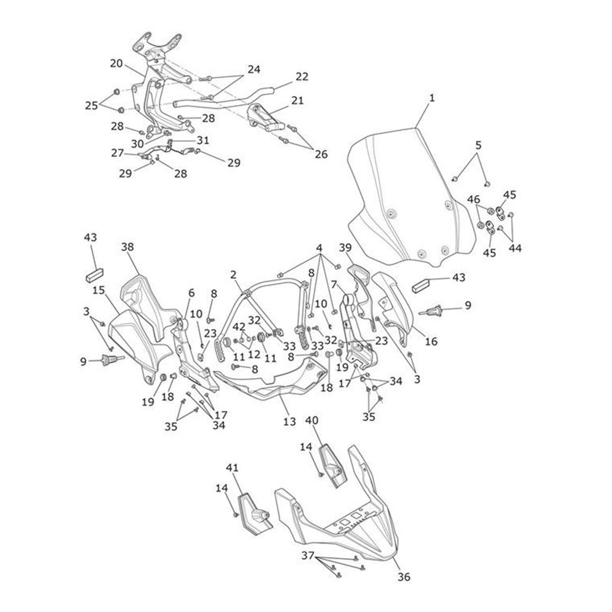 Picture of Mudguard, Upper