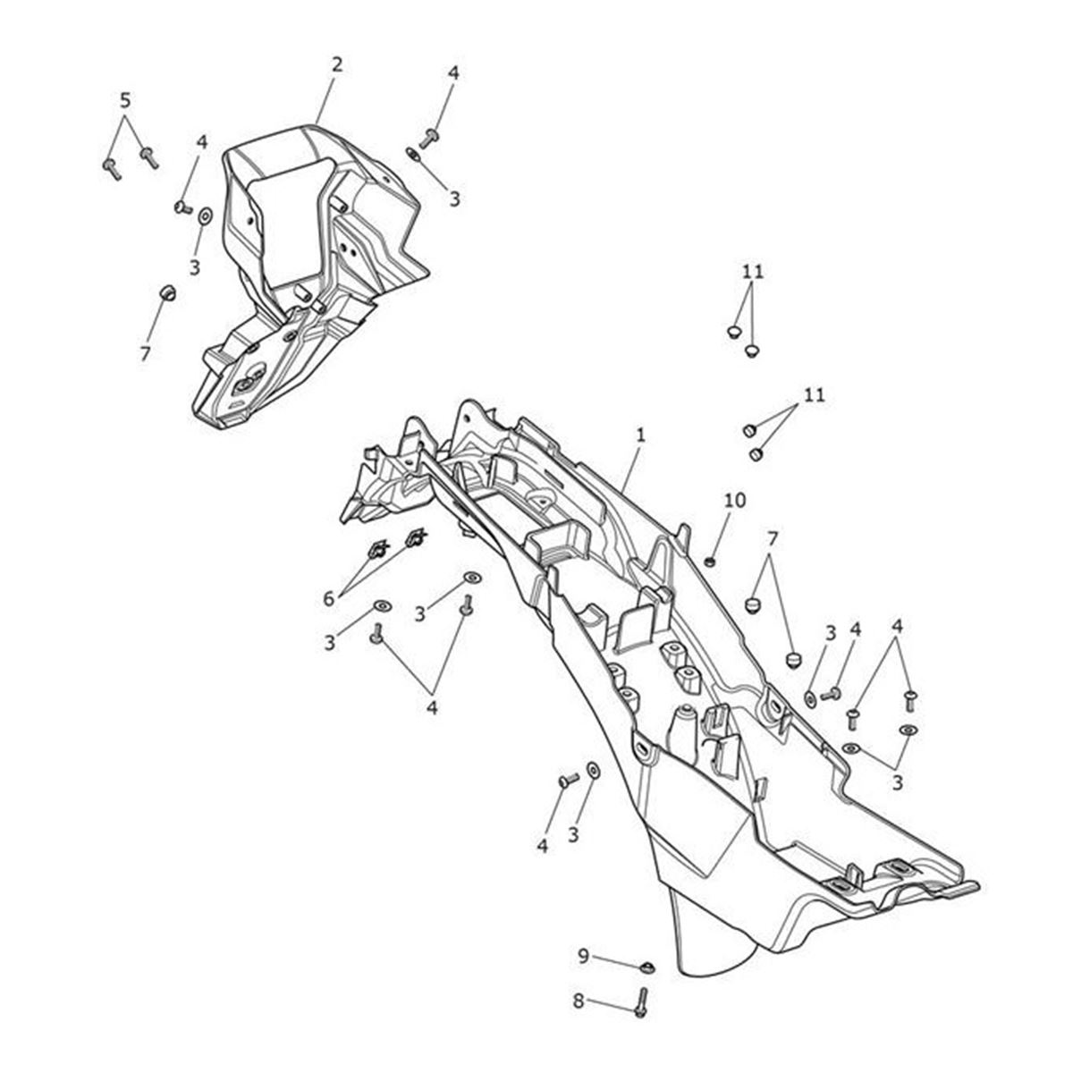 Bild von Mudguard Tray, Moulding